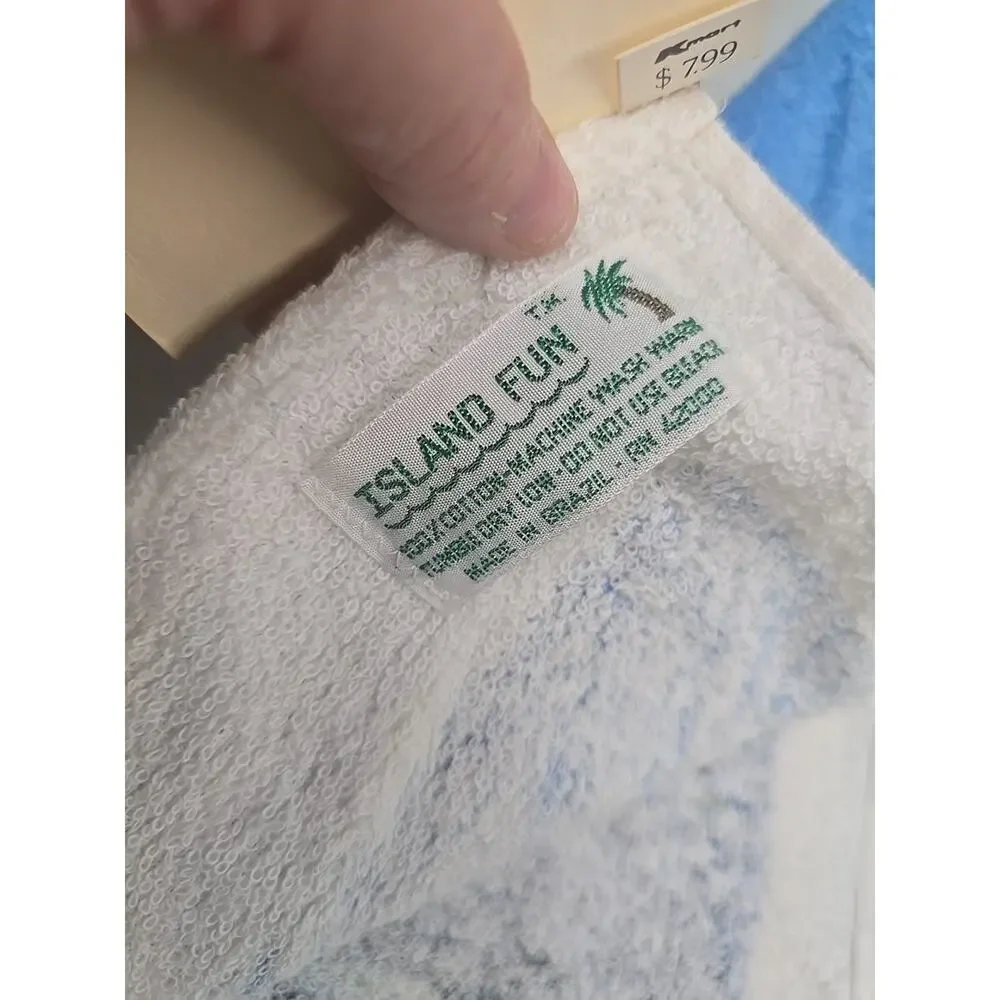 NEW Vintage Sea Marine Wildlife Beach Swimming Shower Bath Textile Towel 30
